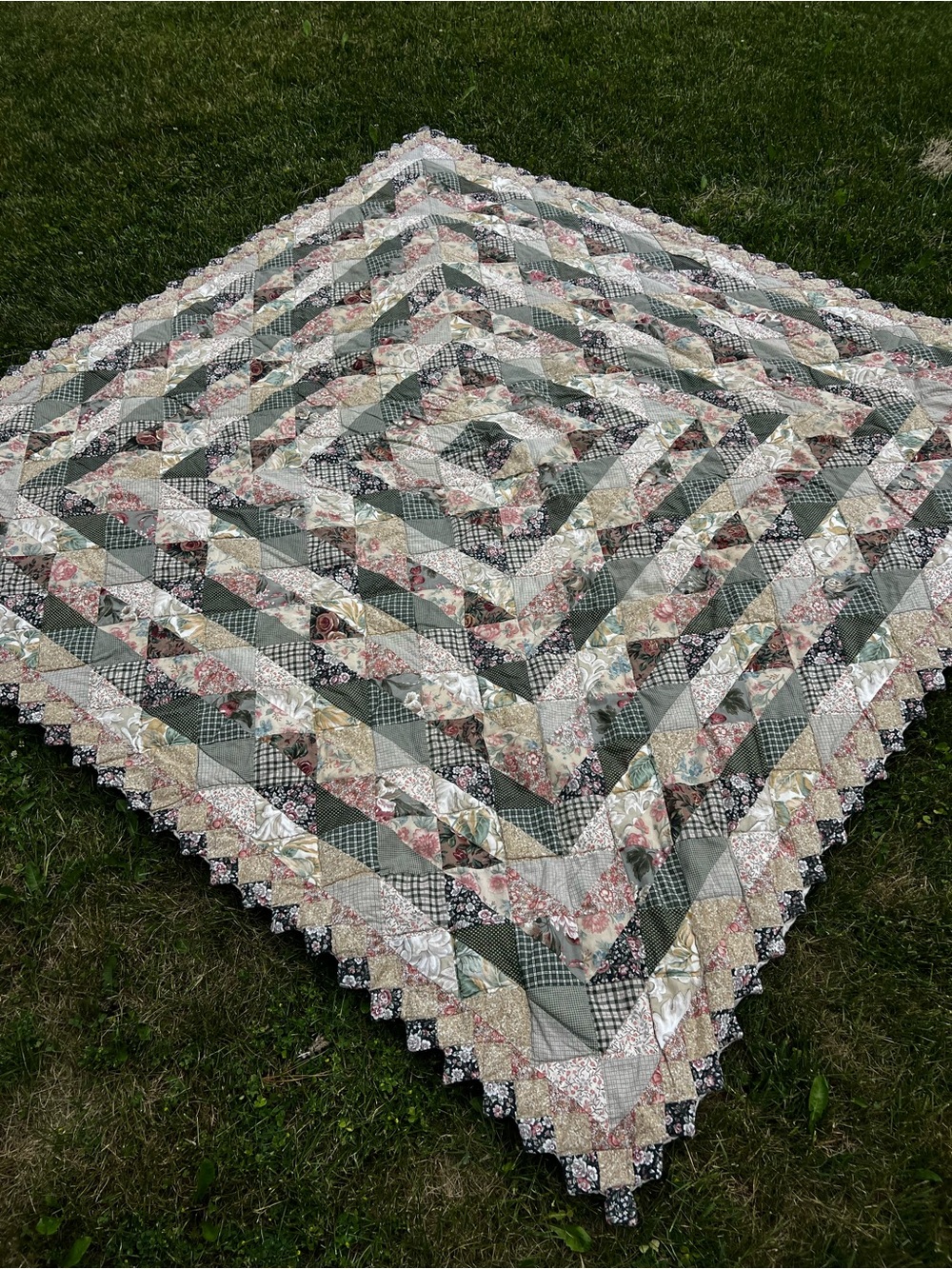 Vintage Cottagecore Quilt